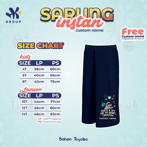 PO SARUNG INSTAN CUSTOM NAMA BY HK GRUP