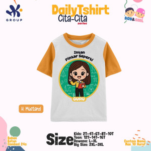 PO DAILY SUIT TSHIRT CUSTOM NAMA CITA-CITA SERIES HK GRUP