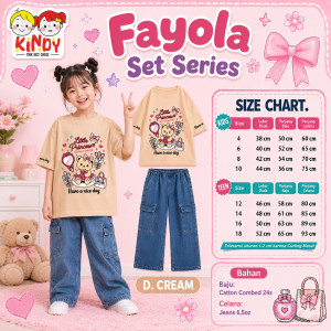 PO FAYOLA SET BY KINDY KIDSWEAR
