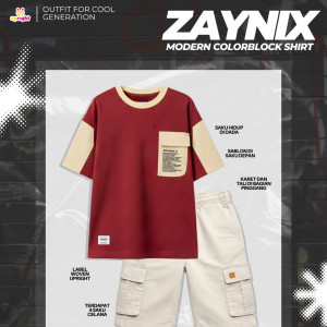 PO ZAYNIX MODERN COLORBLOCK ONESET BY UPRIGHT
