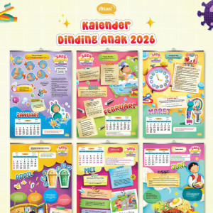 PO KALENDER DINDING ANAK 2026 BY AHLAN