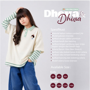 PO ONE SET DHEVA & DHIVA BY LITTLE KING & QUEEN