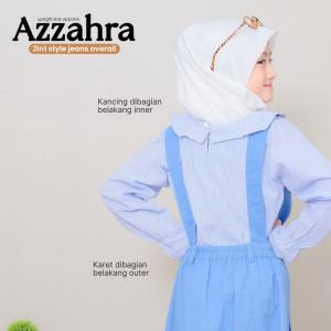 PO AZZAHRA 2IN1 STYLE JEANS OVERALL BY UPRIGHT