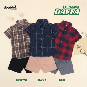 PO SET FLANEL DAFFA BY DOUBLEZ