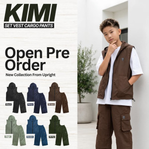 PO KIMI SET VEST CARGO PANTS BY UPRIGHT 