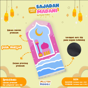 PO SAJADAH MADANI CUSTOM NAMA (KIDS) BY MASTER KIDDOS
