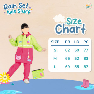 PO RAIN SET BY UPRIGHT KIDS STUFF