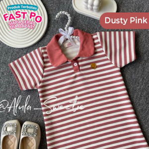 FAST PO CHLOE STRIPE DRESS