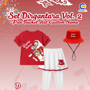 PO SET DIRGANTARA FREE BUCKET HAT CUSTOME NAME VOL 2 BY CIRCLE.IN