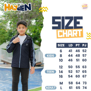 PO TEEN & ADULT HAYDEN SPORTY JACKET BY UPRIGHT BAG BY UPRIGHT