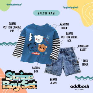 PO STRIPE BOY SET BY ODDBOSH