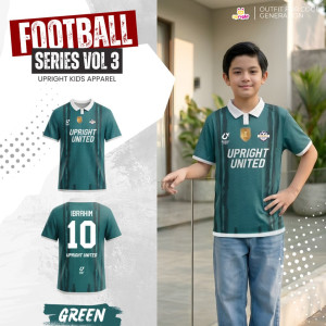 PO FOOTBALL SERIES TSHIRT VOL 3 CUSTOM NAME DAN NO PUNGGUNG BY UPRIGHT