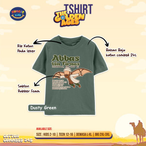 PO T-SHIRT THE GOLDEN AGES SERIES (DEWASA & BIG SIZE) BY HONESTKIDS