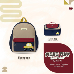 PO MINI PUFF BACKPACK BY AKSARAKU