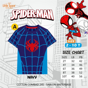 SPIDERMAN SERIES TSHIRT BY LITTLE SPACE