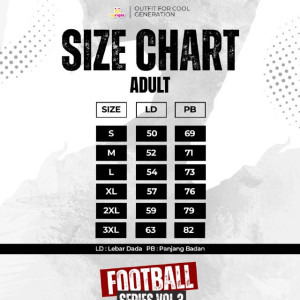 PO FOOTBALL SERIES TSHIRT VOL 3 CUSTOM NAME DAN NO PUNGGUNG BY UPRIGHT