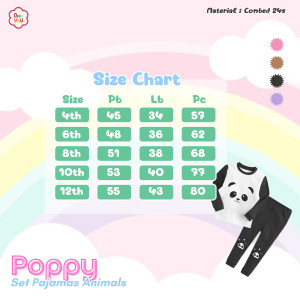 PO POPPY SET PAJAMAS ANIMAL BY BE YOU