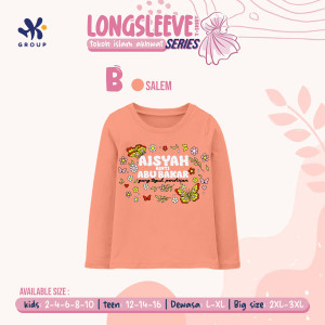 PO LONGSLEEVE TEE TOKOH ISLAM AKHWAT SERIS (KIDSTEEN) BY HK GROUP