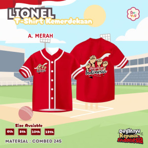 PO LIONEL TSHIRT KEMERDEKAAN BY BE YOU