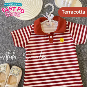 FAST PO CHLOE STRIPE DRESS