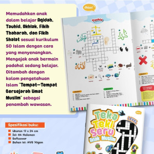 PO BUKU TEKA TEKI SERU ANAK MUSLIM LEVEL 1 AHLAN