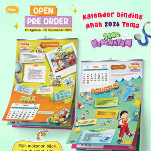 PO KALENDER DINDING ANAK 2026 BY AHLAN
