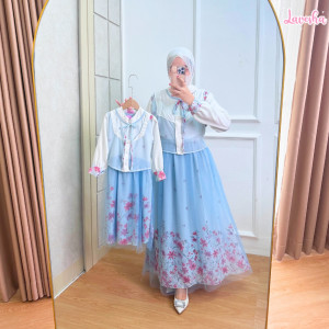 FAST PO AMEERA COUPLE DRESS MOM & KIDS