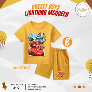 PO ONE SET BOYS LIGHTING MCQUEEN