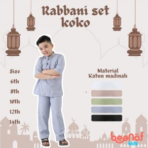 RABBANI SETELAN KOKO BY BEANOF KIDS