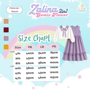 PO ZALINA 2IN1 GAMIS BY DELIFA