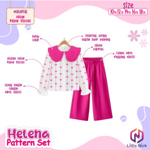 PO HELENA PATTERN SET BY LITTLE NICK