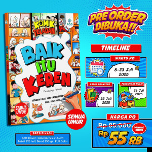 PO BUKU KOMIK TELADAN BAIK ITU KEREN