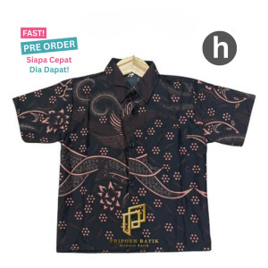 FAST PO AZKA KEMEJA BATIK PENDEK ANAK 