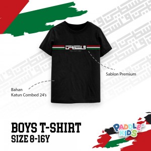 PO BOY TSHIRT SAVE PALESTINE BY PADDLE KIDS