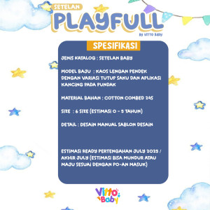 PO SETELAN PLAYFULL BY VITTO BABY