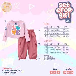 PO SET CROP GIRL BY HAZWA