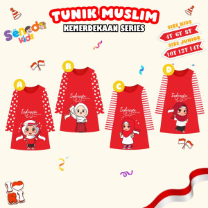 PO TUNIK MUSLIM KEMERDEKAAN SERIES BY SENADA KIDS