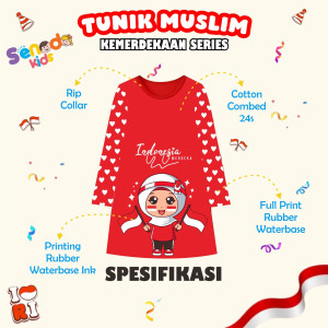PO TUNIK MUSLIM KEMERDEKAAN SERIES BY SENADA KIDS