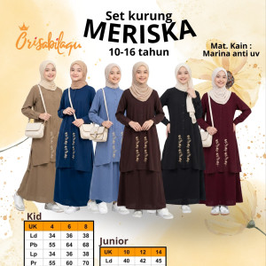 PO MERISKA SET KURUNG BY ORISABILAQU