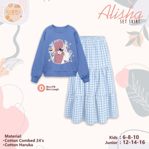 PO SET SKIRT ALISHA BY HAZWA