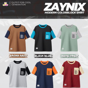 PO ZAYNIX MODERN COLORBLOCK TSHIRT BY UPRIGHT