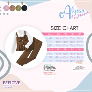 PO ALYSSA SET BLOUSE BY BEELOVE