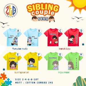 PO SIBLING COUPLE TEES BY ZELDA