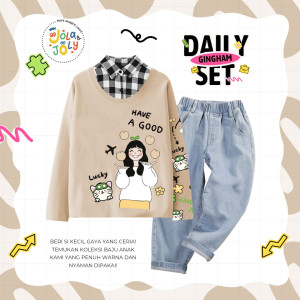 PO DAILY GINGHAM SET BY JOLA JOLY