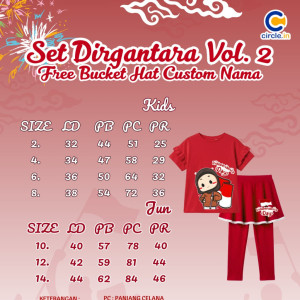 PO SET DIRGANTARA FREE BUCKET HAT CUSTOME NAME VOL 2 BY CIRCLE.IN