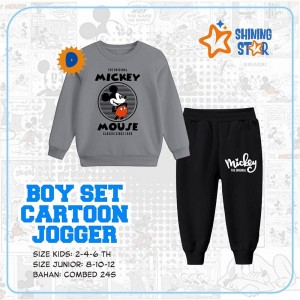 BOY SET CARTOON JOGGER BY SHINING STAR