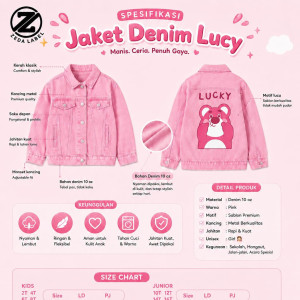PO JAKET DENIM LUCY BY ZEDA LABEL