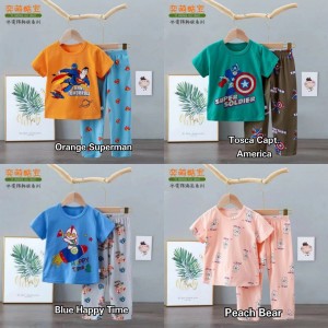 MOOSE SET PIYAMA PENDEK PANJANG SERI 2
