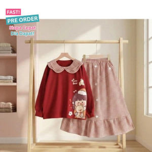 FAST PO CUTE BEAR SETELAN ANAK PEREMPUAN