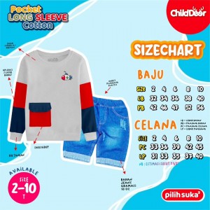 POCKET LONG SLEEVE COTTON BY CHILDDEER